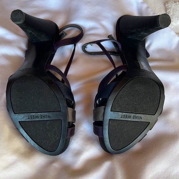 Nine West Sandal Heels Sz 7 - Picture 2 of 5